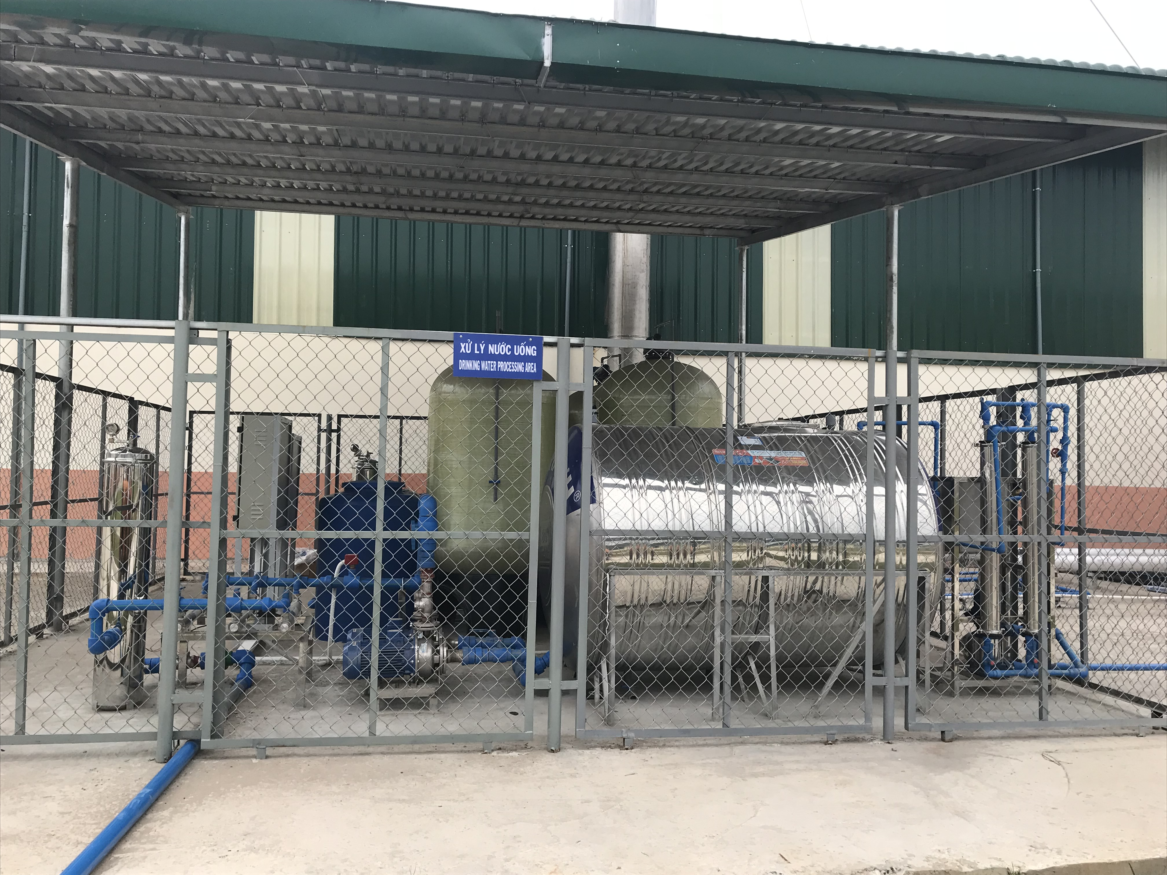 Hệ thống lọc nước RO và hệ thống phân phối nước uống cho toàn nhà máy 500Lgiờ – Công ty TNHH Knitpassion